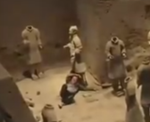 警方:跳进兵马俑坑男子有精神疾病！