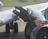 波音737客机飞行途中发动机部分脱落 飞行员紧急备降 ！