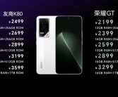 荣耀GT一图看懂：2199元起友商杀手！