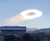 日本上空现神秘发光环状云引热议 专家：与地震没关系！