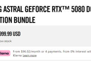 信仰加成！华硕《毁灭战士》联名RTX 5080卖到14400元：限量666件！