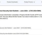 9.1高分漏洞肆虐全球 可能成今年最大安全事件！MOVEit紧急发布更新！