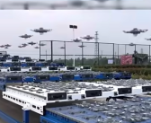 中国科技公司展示新型无人机货柜收发集群技术：一键快速放飞和回收数千架无人机！