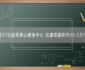王思聪37亿投资泰山健身中心 总建筑面积约35.5万平方米！
