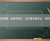 网友母亲网购一头猪引热议：坐空调车隔日达 一周内死亡补发！