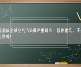 印度首都成全球空气污染最严重城市：暂停建筑、不鼓励燃油车上路等！