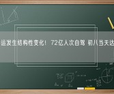 今年春运发生结构性变化！72亿人次自驾 初八当天达出行峰值！