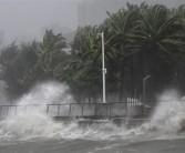 台风“麦德姆”登陆广东：最大风力14级 海水倒灌！
