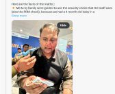 离谱！印度一机长机场安检时插队 争执后殴打乘客 !