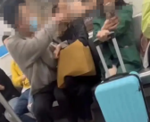 因座位纠纷发生口角！成都地铁3号线打人男子被拘13日