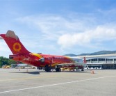 国产飞机C909越南首航：销售火爆 机票瞬间卖光！