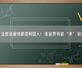 没想到遍地都是韩国人！张家界有被“孝”到！