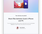 iPhone用户狂喜！微软测试新功能：与Windows互传文件更方便！
