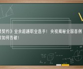 《无畏契约》业余超越职业选手！央视揭秘全国首例“AI外挂”案如何告破！