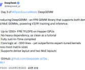 DeepSeek第三弹：开源DeepGEMM！
