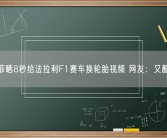 刘亦菲晒8秒给法拉利F1赛车换轮胎视频 网友：又酷又飒！
