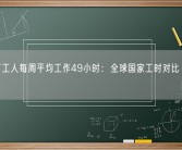 我国打工人每周平均工作49小时：全球国家工时对比 欧洲干最少！