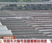 车次编号为何会有单双数之分 央视科普铁路车次编号里的调度密码！