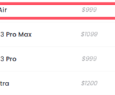 全球第41名 iPhone Air DXO影像得分167：单摄性能接近17 Pro主摄 ！