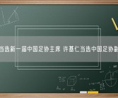 宋凯当选新一届中国足协主席 孙雯仁当选中国足协副主席！